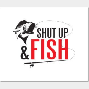 Shut up fish Posters and Art